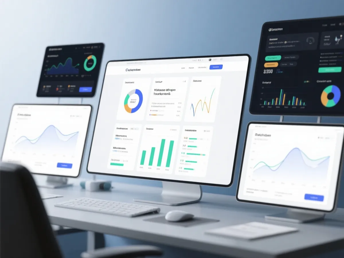 平台内容维护与数据展示场景